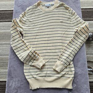 Lacoste small tall sweater 100% cotton mens